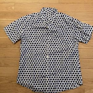 Jack Threads Geometric Short Sleeve Button Down